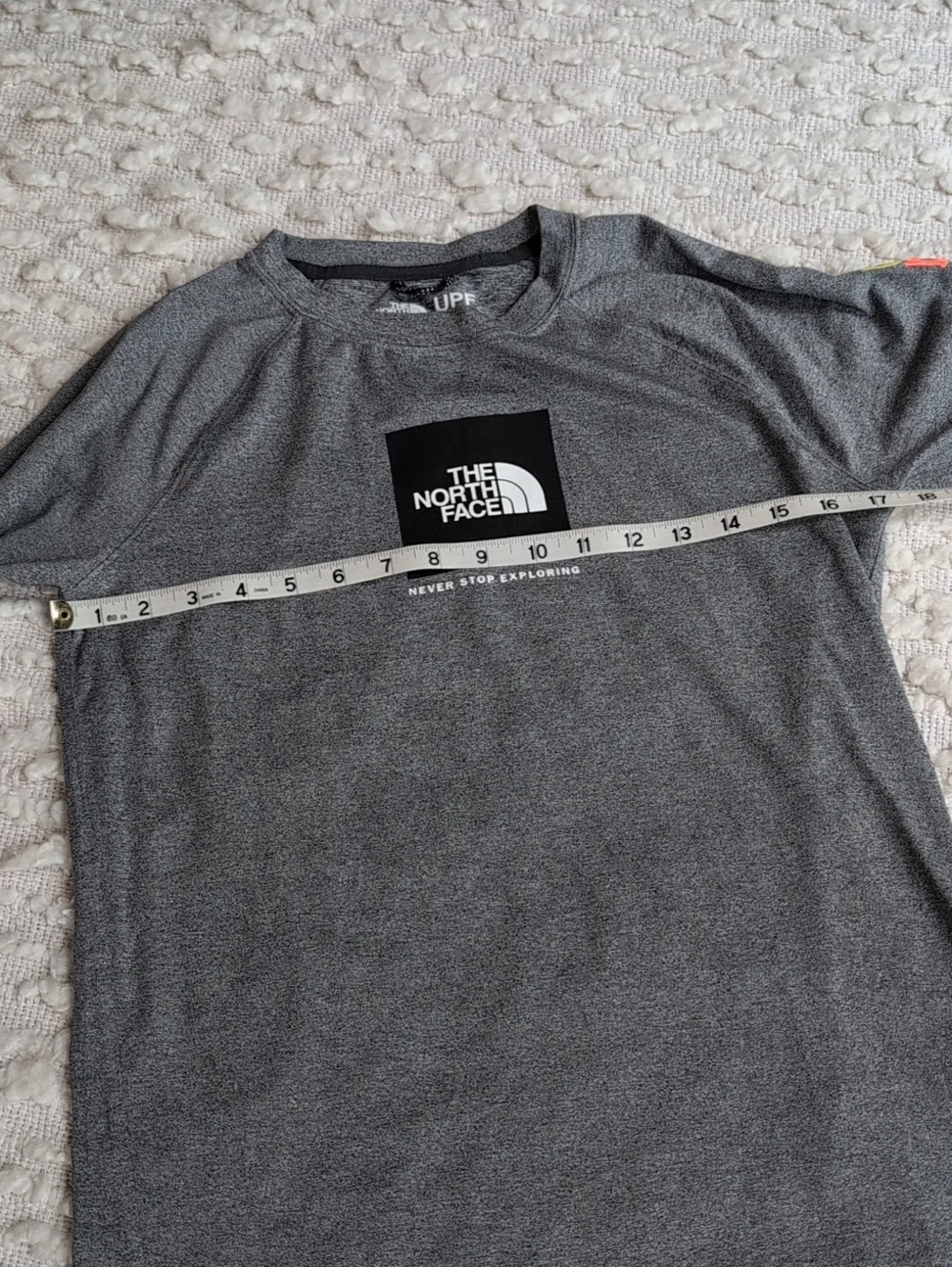 The North Face Kids' Gray Long Sleeve Short Sleeve UPF Tee Be A Good Person